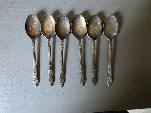 Set six antique vintage - of,