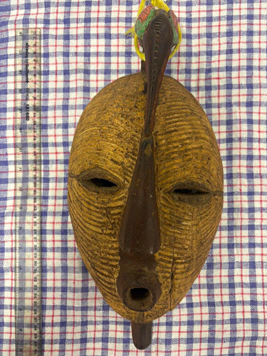 Hand carved wooden - hand, duck