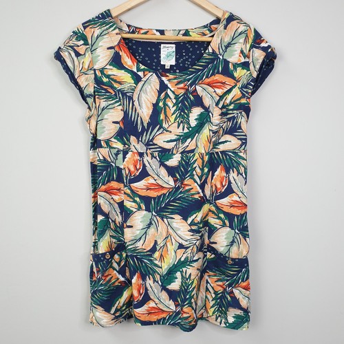 Mantaray top womens blue - mantaray, 10