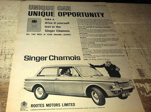 1965 singer chamois - singer, sales