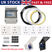 240V MAINS ELECTRIC HOOK UP INSTALLATION SET FITS CAMPERVAN MOTORHOME CARAVAN UK
