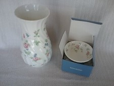 Wedgwood Rosehip Vase & Boxed