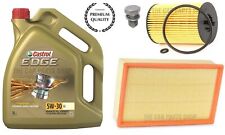 SERVICE KIT 5L CASTROL & OIL + AIR FILTER FITS AUDI A3 1.6 TDI SPORT 2012-2020