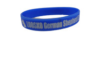 LUOSKO German Shepherd Dog Rescue WRISTBAND, Blue