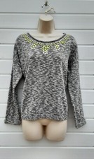 SUPERDRY JUMPER,GREY,BEADED