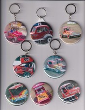 BriSCA F 1 Stock Car Racing Heritage 7 199 396 59 501 85 Badges Key Rings