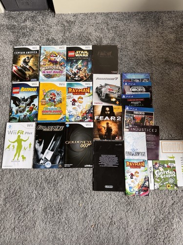 Mixed video game manuals job - mixed,