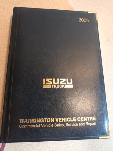 Genuine isuzu truck 2005 diary - genuine,
