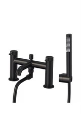 Black bath shower mixer tap