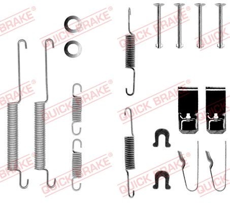 Rear quick brake 105 0654 - rear, 105-0654