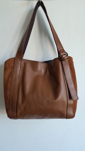 White stuff leather - leather, tote