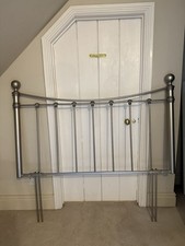 Laura Ashley Headboard For 4 Foot 6 Inch Double Bed  Divan In Pewter