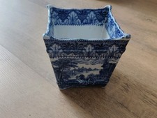 Antique Cauldon England Blue &
