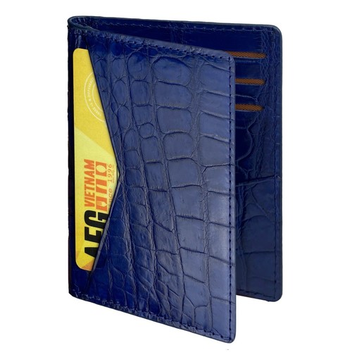 Blue crocodile skin - blue,