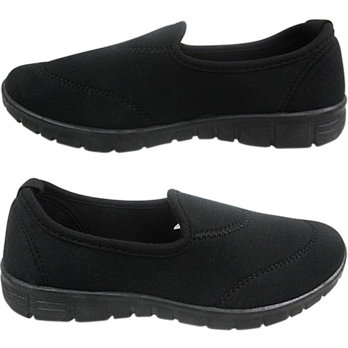 Womens ladies low wedge - low,