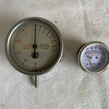 2 vintage air pressure Gauges One Crypton 