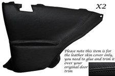 Black stitch rear door - black, 2x