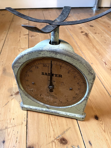 Vintage green salter - no.34,