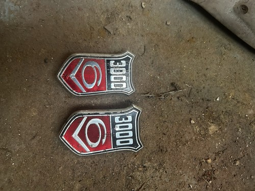 Mk1 capri wing badges 3ltr - badges, v6