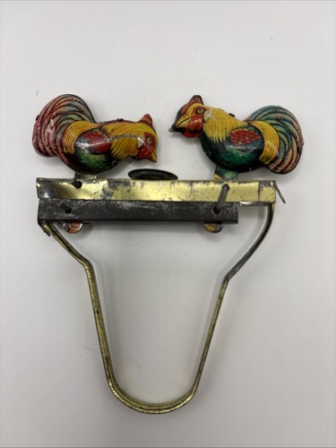 Vintage tin litho metal - tin,