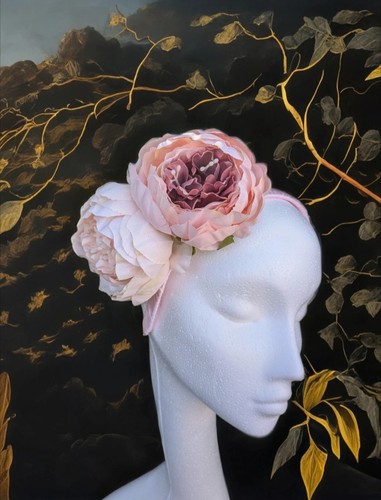 Pink dusky peonies - dusky,