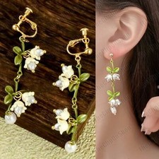 CLIP ON 6cm long FLOWER&LEAF