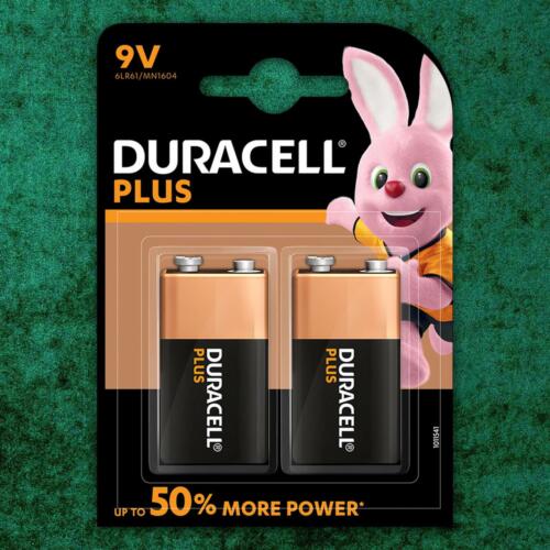 Pack duracell plus power - pack, 9v