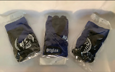 Authentic AJ Styles Wrestling Gloves. Black & Blue Replica Set.  WWE Wrestlers
