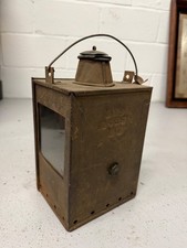 OLD LMS RAILWAY LAMP - STAMPED