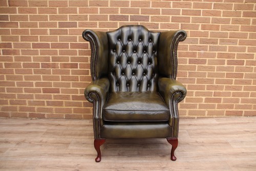 Chesterfield wingback leather - chesterfield,