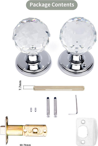 Crystal door handles - crystal,