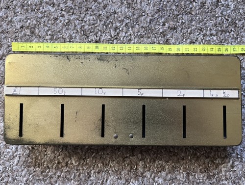 Vintage metal thrift money box - vintage,