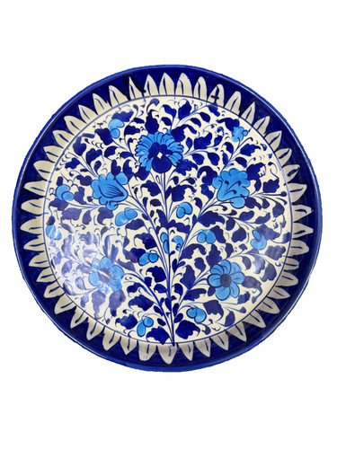 Handmade blue pottery - handmade, serena
