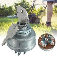 5 Spade Ignition Starter Switch & 2 Keys For MTD 725-0267A Ride On Tractor Mower