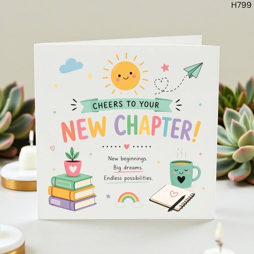 New chapter card good - new, card-good