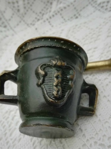 Small antique solid brass - small,
