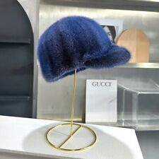 Genuine Mink Fur Ladies Adjustable Casual Cap Outdoor Stylish Winter Women Hats