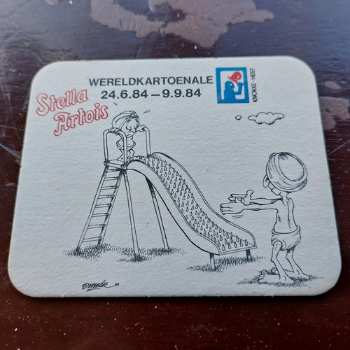 Stella artois beer mat - stella,
