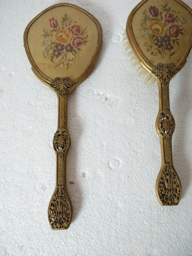 Vintage dressing table mirror - vintage,