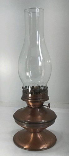 Copper colour oil lamp glass - copper,