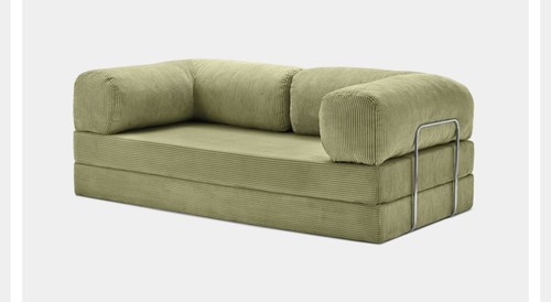 Teddy sofa olive corduroy - -,