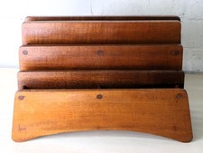 Vintage Teak Letter Rack