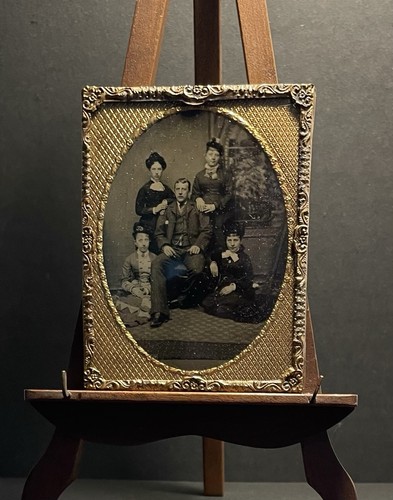 Late 19thc plate - 1/4, ambrotype