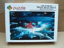 Rare Star trek Fleet 1000 Piece Jigsaw Puzzle. Worlds Most Beautiful.