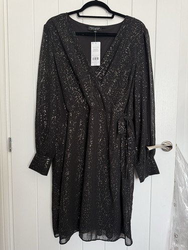 Womens dress black chiffon - womens,