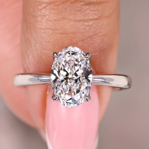 Carat oval lab grown - carat,