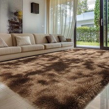 120X160cm SHAGGY RUGS Anti Slip Soft Fluffy Rug Living Room Bedroom Thick Carpet