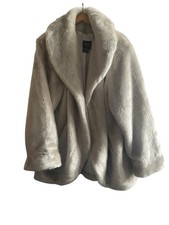 Dennis Basso for QVC Luxury Hollywood Faux Fur Coat Size XXL