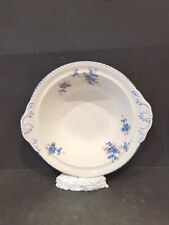 VINTAGE * SOLIAN WARE * SIMPSONS POTTERY CERAMIC BLUE FLORAL SERVING BOWL 1267