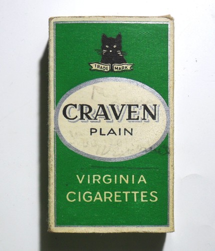 Craven plain cigarette - plain, packet